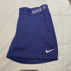 Purple Nike Pro Spandex